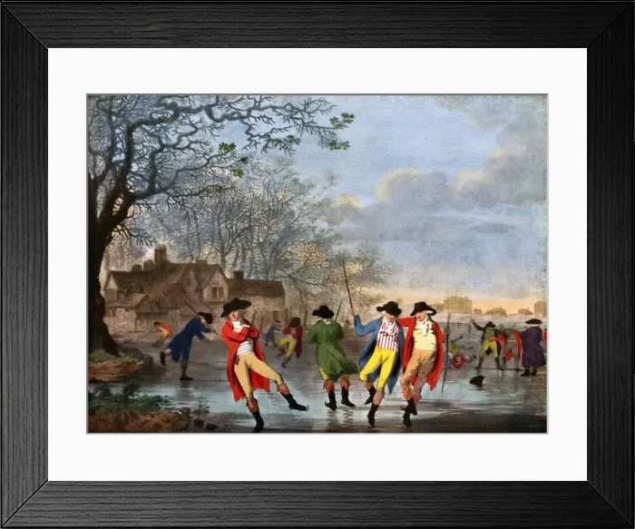 Framed Print : Winter Amusement: A View in Hyde Park from the Moated House, late 18th century, (c1920). Artist: Tookey Framed Print : Winter Amusement: A View in Hyde Park from the Moated House, late 18th century, (c1920). Artist: Tookey