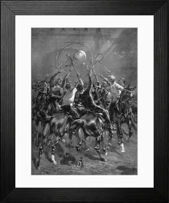 Framed Print : Aviation push-ball, c1914 Framed Print : Aviation push-ball, c1914