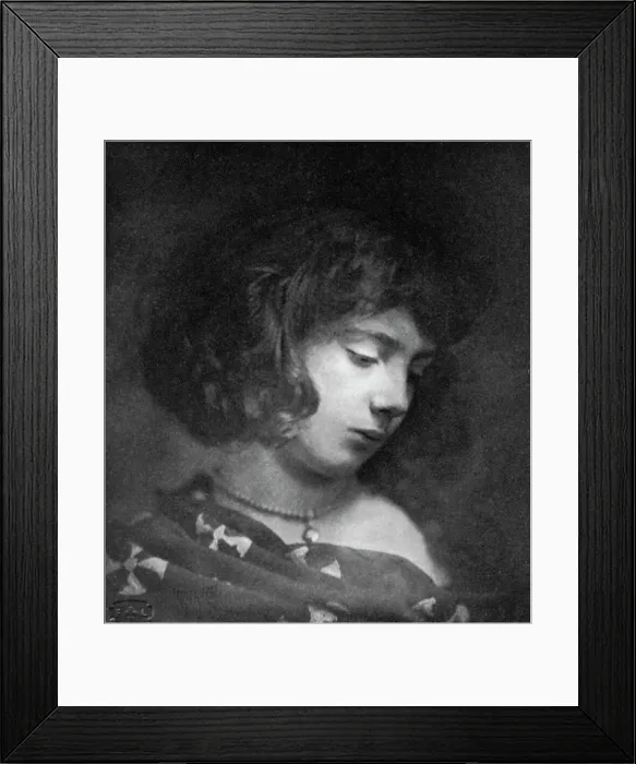 Framed Print : Portrait of a young woman, 1902-1903. Artist: Finlay Lewis Framed Print : Portrait of a young woman, 1902-1903. Artist: Finlay Lewis