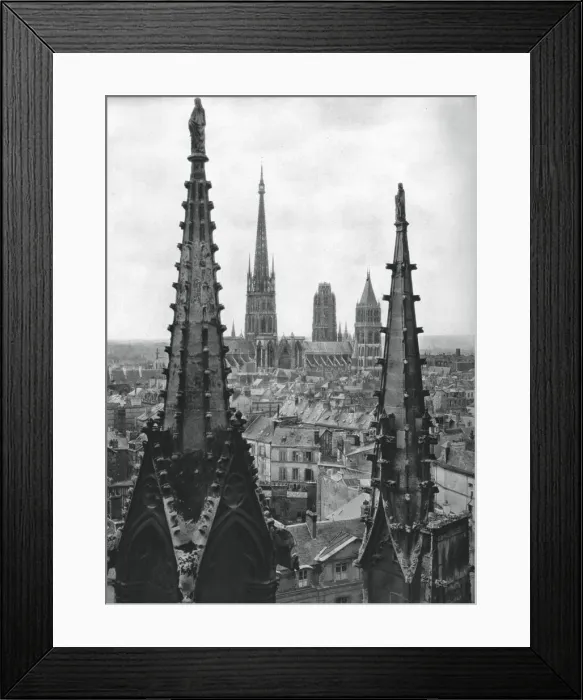 Framed Print : Rouen, France, 1937. Artist: Martin Hurlimann Framed Print : Rouen, France, 1937. Artist: Martin Hurlimann