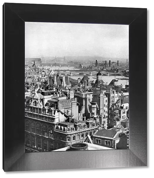 A view south-eastward from Bush House as far as Blackheath, London, 1926-1927