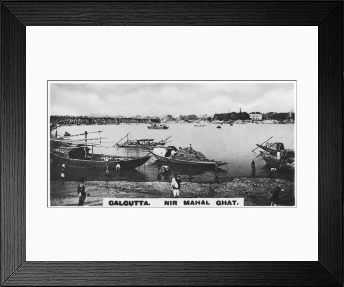 Framed Print : Nir Mahal Ghat, Calcutta, India, c1925 Framed Print : Nir Mahal Ghat, Calcutta, India, c1925