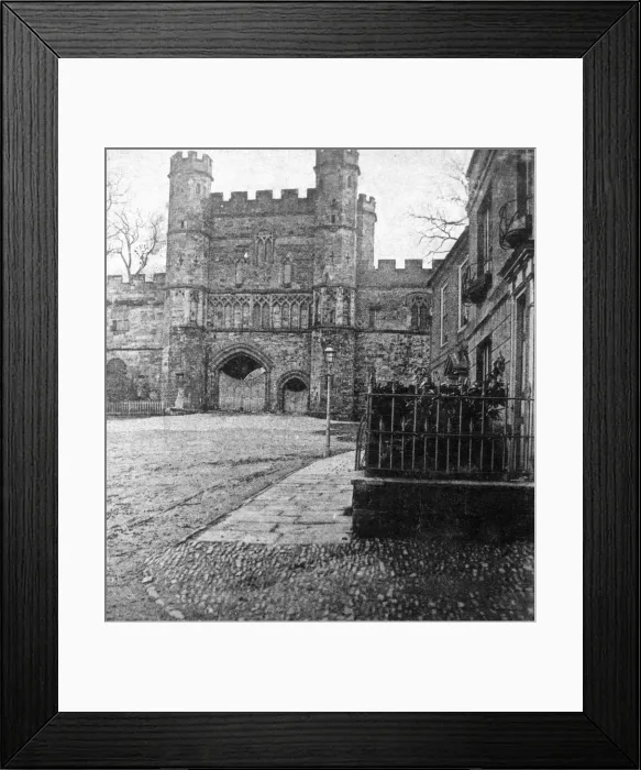 Framed Print : St Martins Abbey, Battle, East Sussex, early 20th century Framed Print : St Martins Abbey, Battle, East Sussex, early 20th century