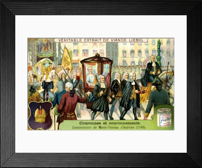 Framed Print : The Crowning of Maria Theresa of Austria in 1740, (c1900) Framed Print : The Crowning of Maria Theresa of Austria in 1740, (c1900)