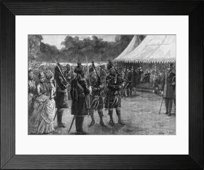 Framed Print : The royal tent at the jubilee garden party, Buckingham Palace, London, late 19th century, (1900). Artist: Sydney Prior Hall Framed Print : The royal tent at the jubilee garden party, Buckingham Palace, London, late 19th century, (1900). Artist: Sydney Prior Hall