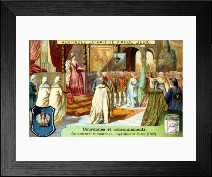 Framed Print : The Crowning of Catherine II, Empress of Russia in 1762, (c1900) Framed Print : The Crowning of Catherine II, Empress of Russia in 1762, (c1900)