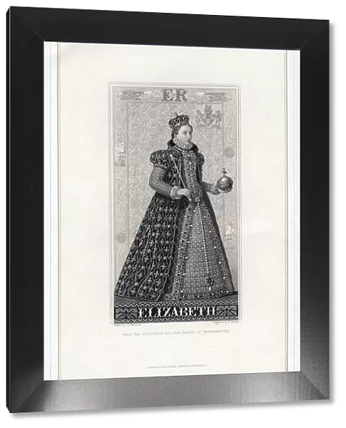 Elizabeth I of England, (late 19th century). Artist: W Ridgway
