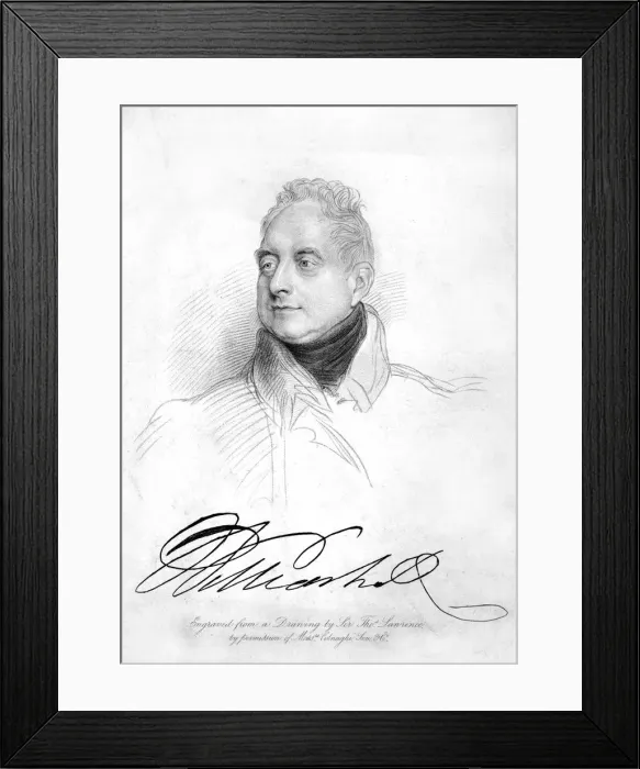 Framed Print : William IV of the United Kingdom, 19th century Framed Print : William IV of the United Kingdom, 19th century