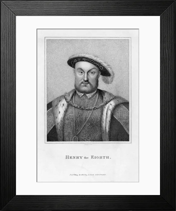 Framed Print : Henry VIII of England, (1806). Artist: E Bocquet Framed Print : Henry VIII of England, (1806). Artist: E Bocquet