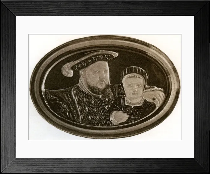 Framed Print : Henry VIII and Prince Edward, (1902) Framed Print : Henry VIII and Prince Edward, (1902)