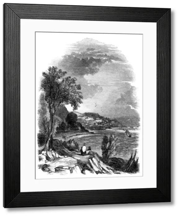 Framed Print : Torquay, Devon, 19th century. Artist: J Bastin Framed Print : Torquay, Devon, 19th century. Artist: J Bastin