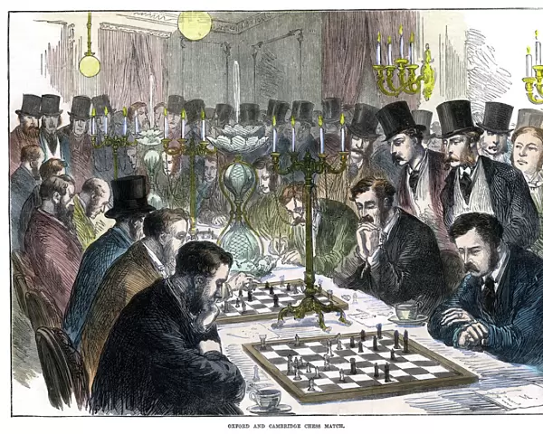 Oxford and Cambridge Chess Match, 19th century