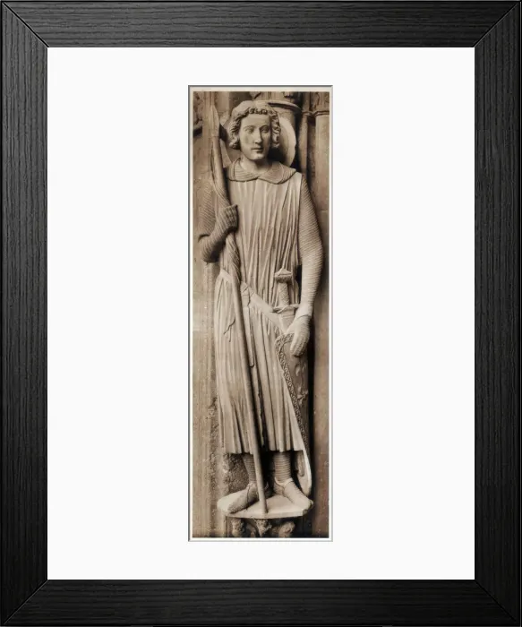 Framed Print : Saint Theodore, Cathedral of Chartres, France, 13th century Framed Print : Saint Theodore, Cathedral of Chartres, France, 13th century