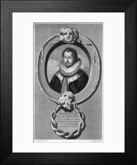 Framed Print : Francois, Duke of Alencon. Artist: Gunst Framed Print : Francois, Duke of Alencon. Artist: Gunst