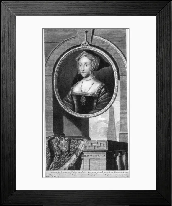 Framed Print : Jane Seymour, Queen Consort of England and third wife of Henry VIII. Artist: Cornelis Vermeulen Framed Print : Jane Seymour, Queen Consort of England and third wife of Henry VIII. Artist: Cornelis Vermeulen