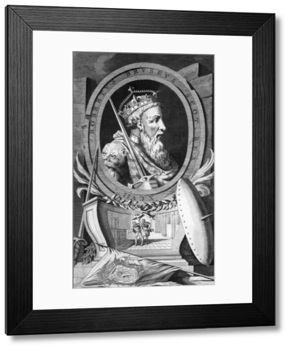 Framed Print : Robert the Bruce, King of Scotland, (1749) Framed Print : Robert the Bruce, King of Scotland, (1749)