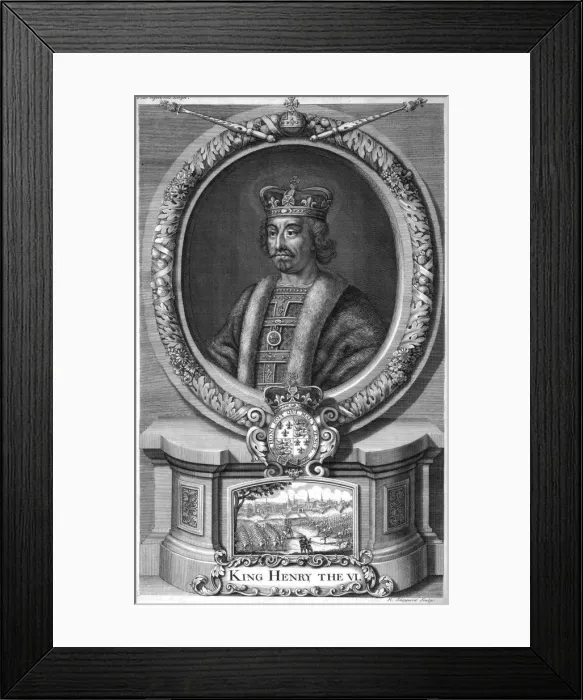 Framed Print : Henry VI, King of England. Artist: R Sheppard Framed Print : Henry VI, King of England. Artist: R Sheppard