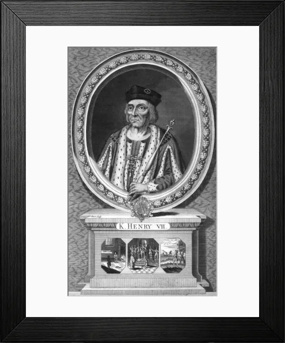 Framed Print : Henry VII, King of England. Artist: Parr Framed Print : Henry VII, King of England. Artist: Parr