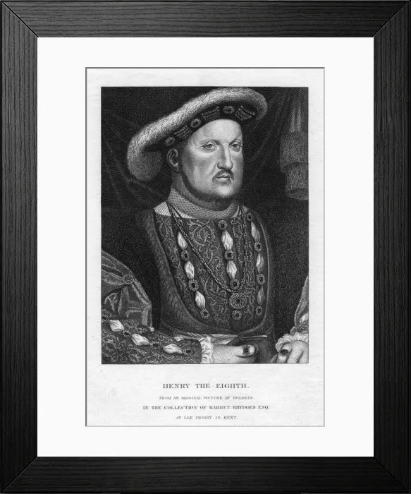 Framed Print : Henry VIII of England, (1491-1547) Framed Print : Henry VIII of England, (1491-1547)
