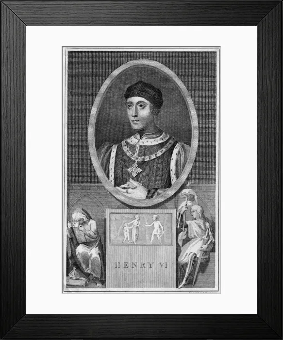 Framed Print : Henry VI of England, (1788) Framed Print : Henry VI of England, (1788)