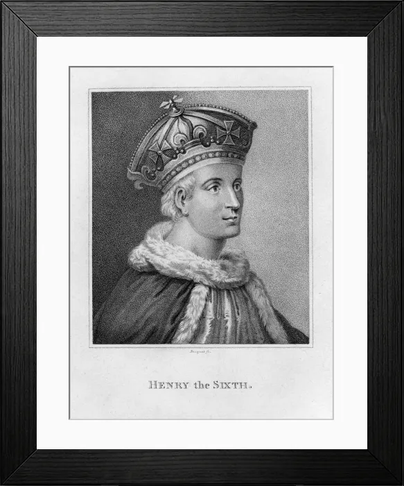 Framed Print : Henry VI of England, (1806). Artist: Bocquet Framed Print : Henry VI of England, (1806). Artist: Bocquet