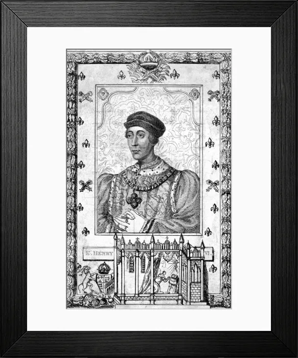 Framed Print : Henry VI of England, (1421-1471) Framed Print : Henry VI of England, (1421-1471)