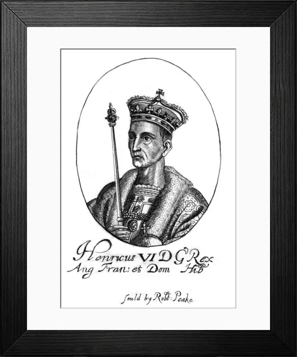 Framed Print : Henry VI of England, (17th century) Framed Print : Henry VI of England, (17th century)