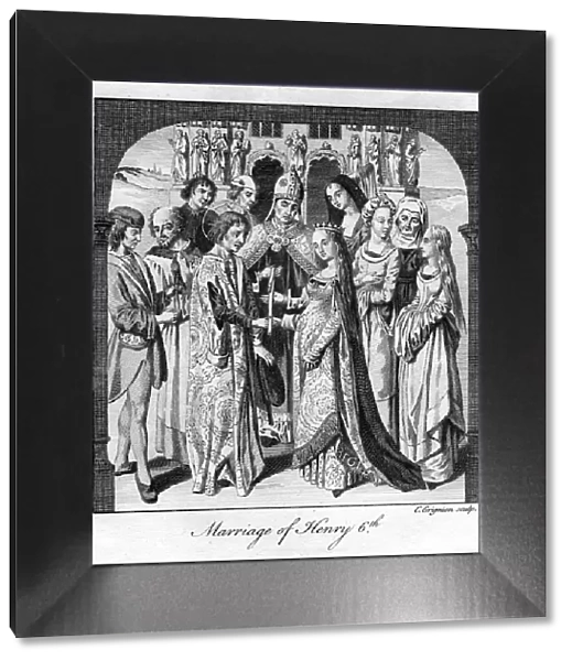 Marriage of Henry VI, 1445, (18th century). Artist: Charles Grignion