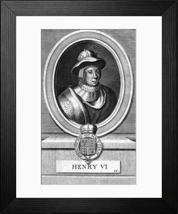 Framed Print : Henry VI of England, (1421-1471) Framed Print : Henry VI of England, (1421-1471)