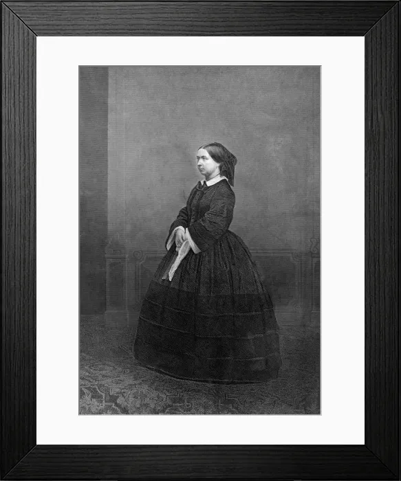 Framed Print : Queen Victoria, c1860. Artist: DJ Pound Framed Print : Queen Victoria, c1860. Artist: DJ Pound