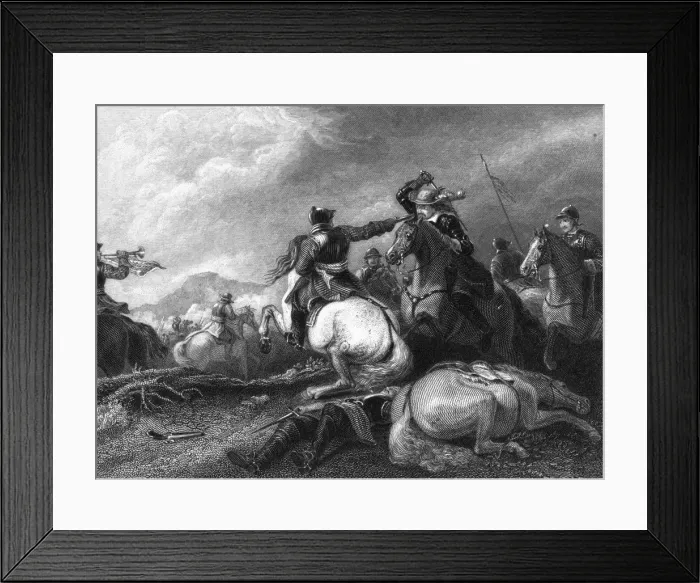Framed Print : Cromwell at the Battle of Marston Moor, 2 July 1644, (19th century) Framed Print : Cromwell at the Battle of Marston Moor, 2 July 1644, (19th century)