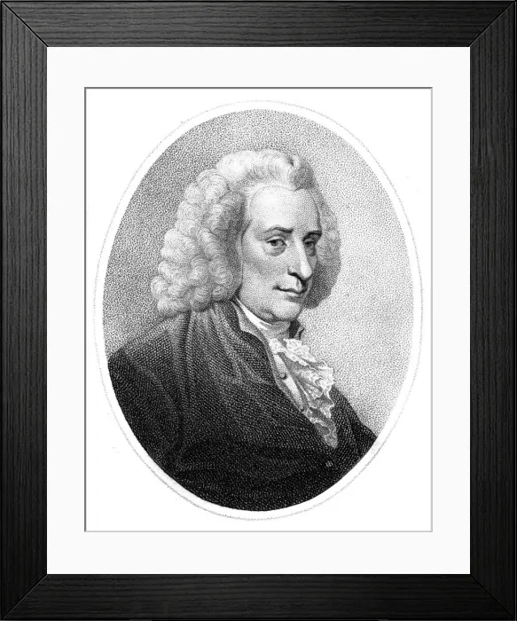 Framed Print : John Armstrong, 18th century Scottish physician and poet. Artist: W Ridley Framed Print : John Armstrong, 18th century Scottish physician and poet. Artist: W Ridley