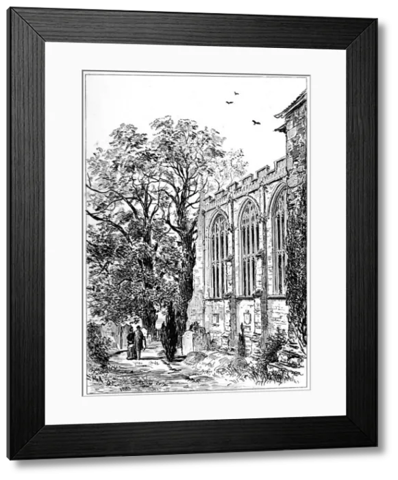 Framed Print : The chancel of Stratford church, Stratford-upon-Avon, Warwickshire, 1885. Artist: Edward Hull Framed Print : The chancel of Stratford church, Stratford-upon-Avon, Warwickshire, 1885. Artist: Edward Hull