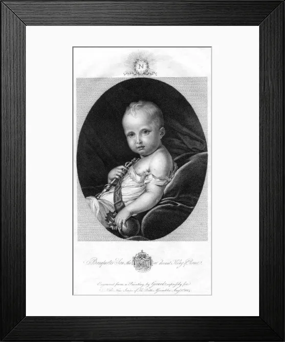 Framed Print : Napoleon II (1811-1832), 1814
