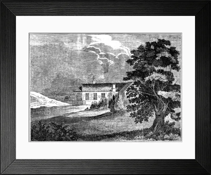 Framed Print : Longwood, St Helena, Africa, 1841 Framed Print : Longwood, St Helena, Africa, 1841