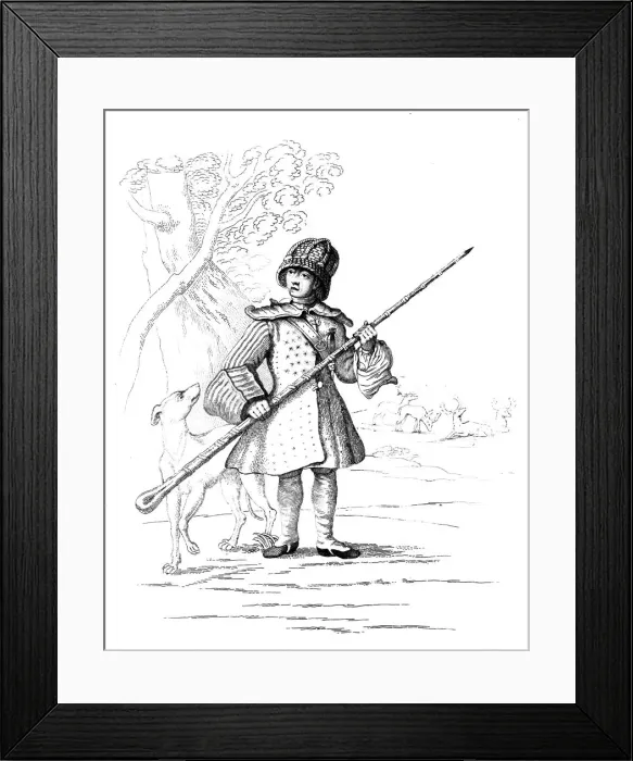 Framed Print : A Deer Hunter Framed Print : A Deer Hunter