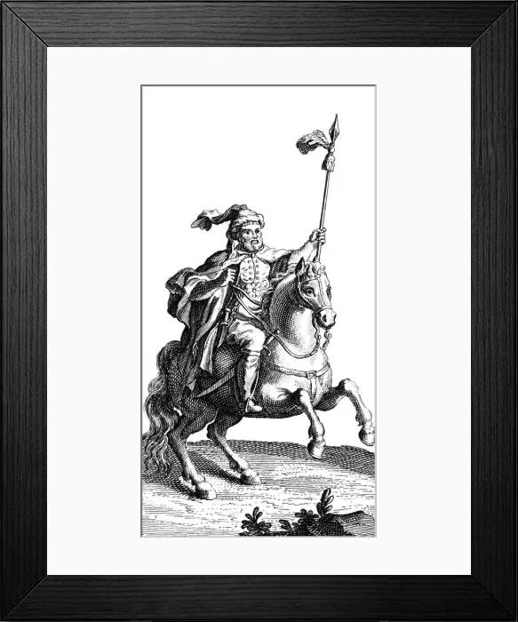 Framed Print : An Arabian Horseman, 19th century Framed Print : An Arabian Horseman, 19th century