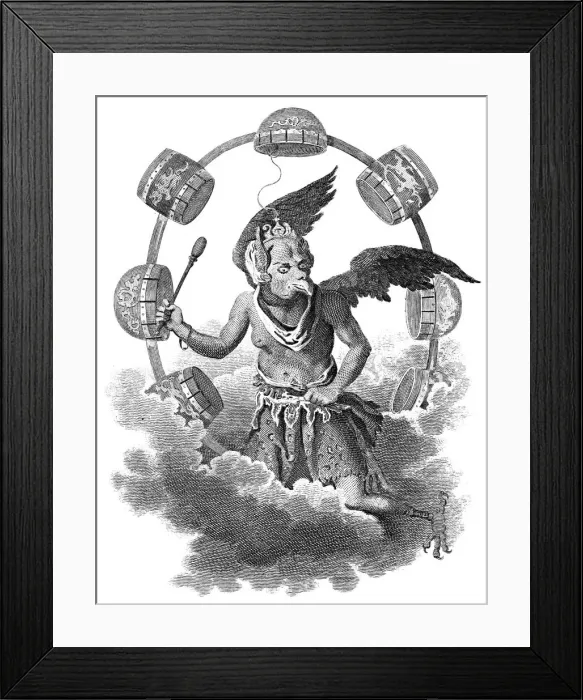 Framed Print : Jupiter of the Chinese, early 19th century. Artist: Grainger Framed Print : Jupiter of the Chinese, early 19th century. Artist: Grainger