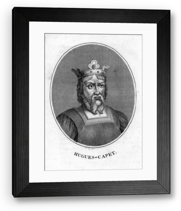 Framed Print : Hugh Capet, King of France Framed Print : Hugh Capet, King of France