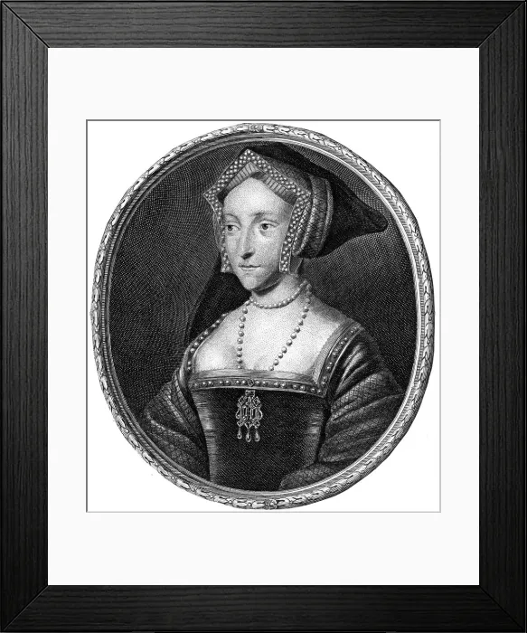 Framed Print : Jane Seymour, Queen Consort of England and third wife of Henry VIII Framed Print : Jane Seymour, Queen Consort of England and third wife of Henry VIII