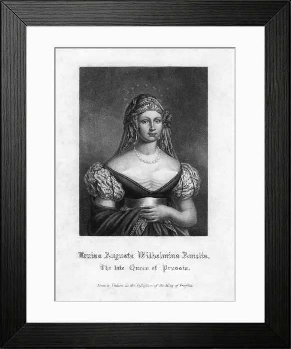 Framed Print : Louise Augusta Wilhelmine Amalie, Queen of Prussia Framed Print : Louise Augusta Wilhelmine Amalie, Queen of Prussia