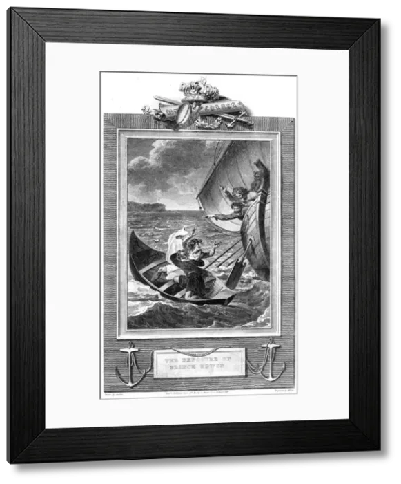 Framed Print : The Exposure of Prince Edwin, (1810). Artist: Milton Framed Print : The Exposure of Prince Edwin, (1810). Artist: Milton