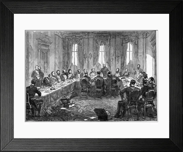 Framed Print : The sitting of the Congress of Berlin, 1878 Framed Print : The sitting of the Congress of Berlin, 1878