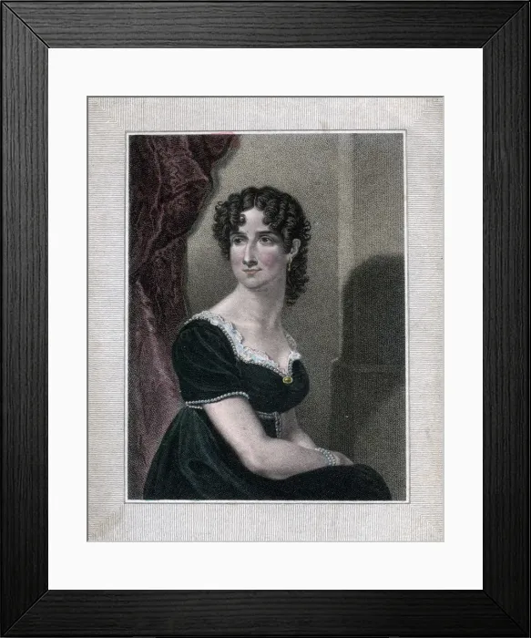 Framed Print : Miss Walstein, c19th century. Artist: W Alais Framed Print : Miss Walstein, c19th century. Artist: W Alais
