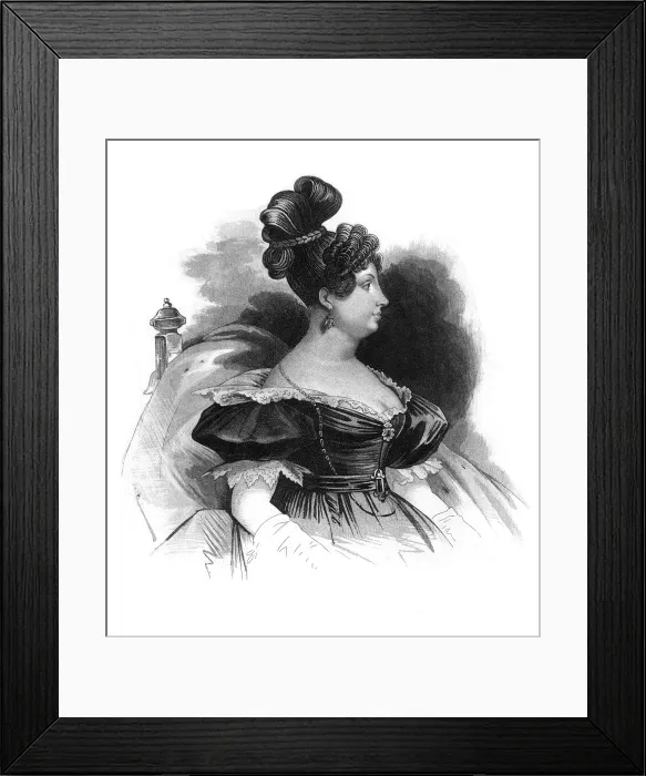 Framed Print : Maria Isabella, Infanta of Spain, Queen of the Two Sicilies Framed Print : Maria Isabella, Infanta of Spain, Queen of the Two Sicilies