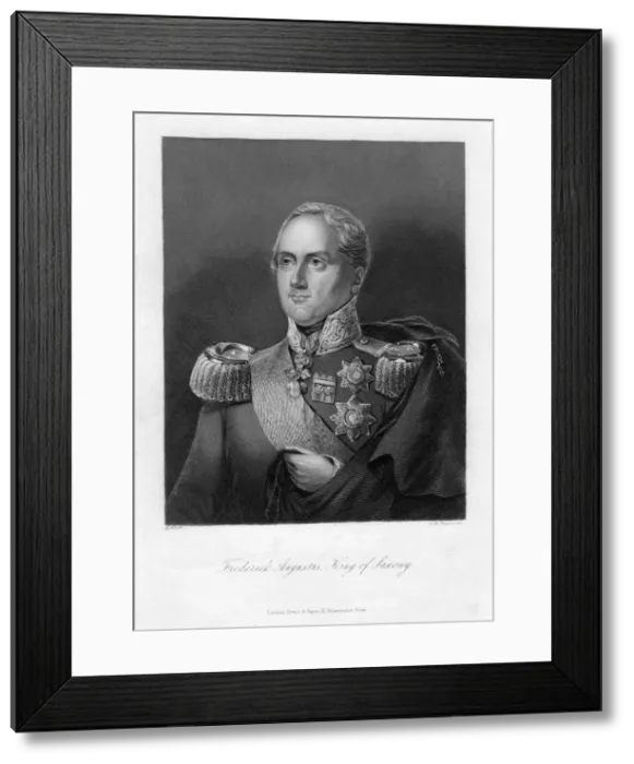 Framed Print : Frederick Augustus I, King of Saxony, 19th century. Artist: AH Payne Framed Print : Frederick Augustus I, King of Saxony, 19th century. Artist: AH Payne