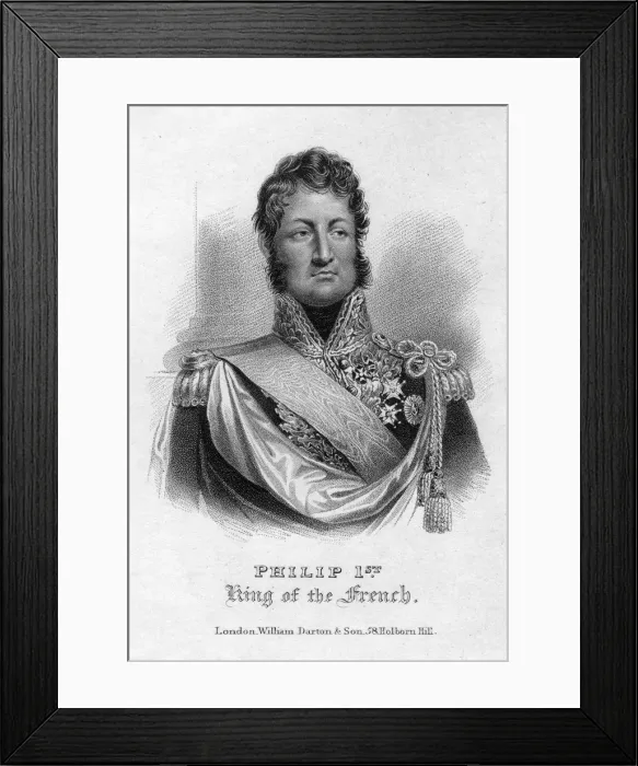 Framed Print : Louis Philippe I, King of France Framed Print : Louis Philippe I, King of France