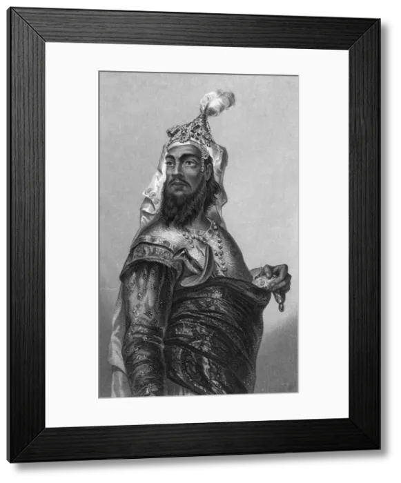 Framed Print : Kooer Sing, rebel chieftain, 19th century Framed Print : Kooer Sing, rebel chieftain, 19th century