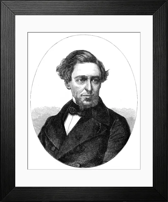 Framed Print : Sidney Herbert, 1st Baron Herbert of Lea (1810-1861), British politician Framed Print : Sidney Herbert, 1st Baron Herbert of Lea (1810-1861), British politician