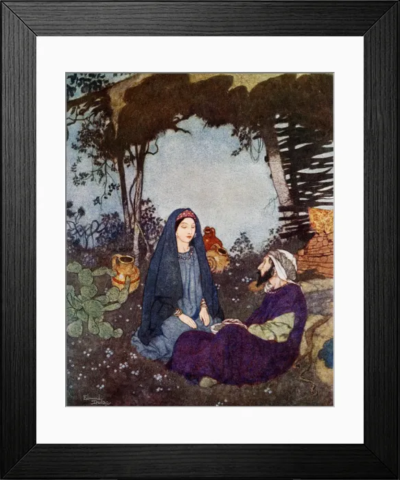 Framed Print : If the dessert were my home, The would I let the world go by, c1900-1950